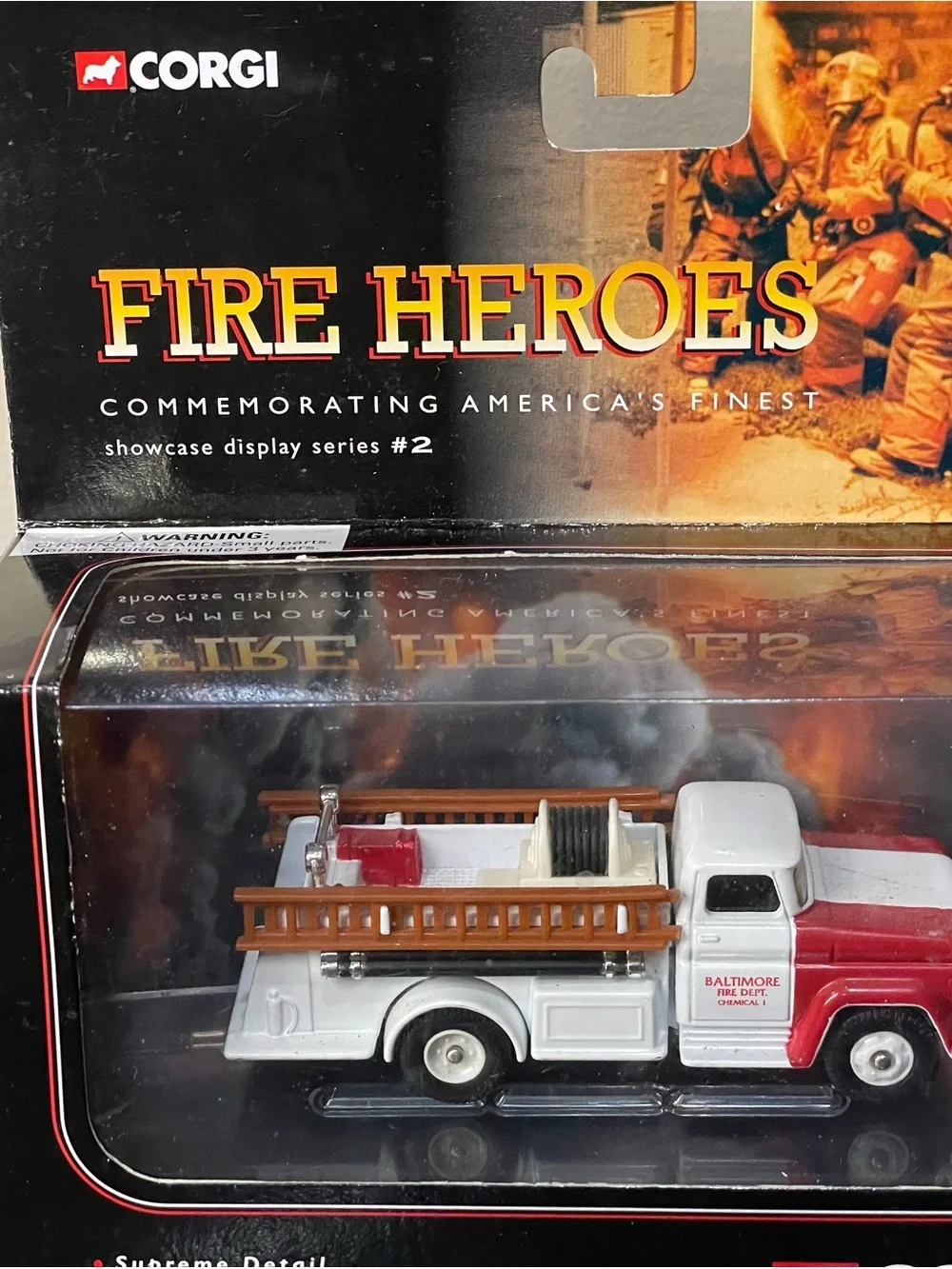 Corgi Fire Heroes GMC Fire Pumper Baltimore F.D. NIB